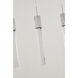 Canada 4 Light 36 inch Chrome Island Lighting Ceiling Light